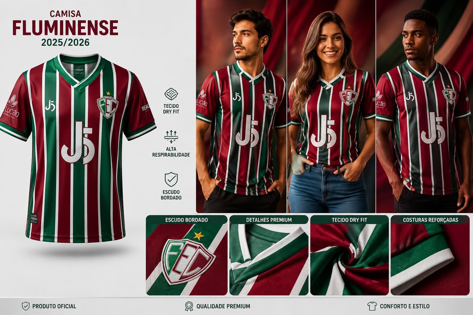 Camisa Oficial I 2025/26 — Listrada – imagem 2
