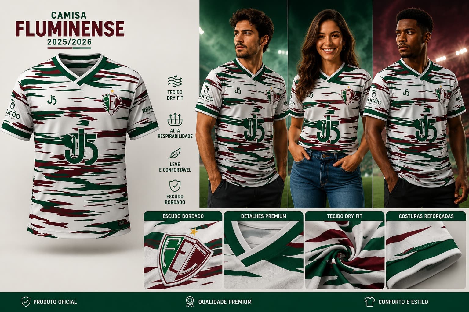 Camisa Oficial II 2025/26 — Branca – imagem 2