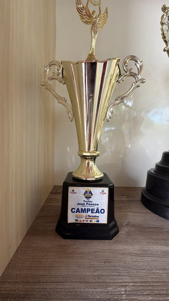 Troféu de campeão do Copa Intermunicipal Sub-17 2022