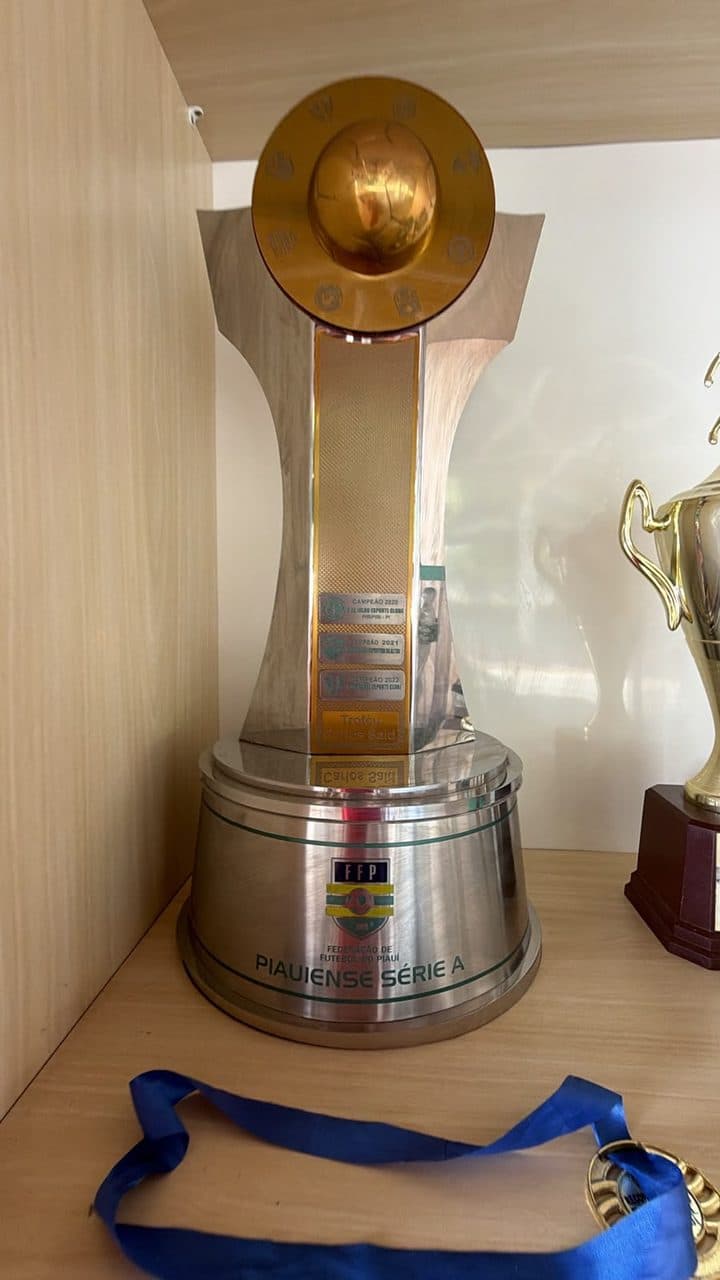 Troféu de campeão do Campeonato Piauiense Série A 2022
